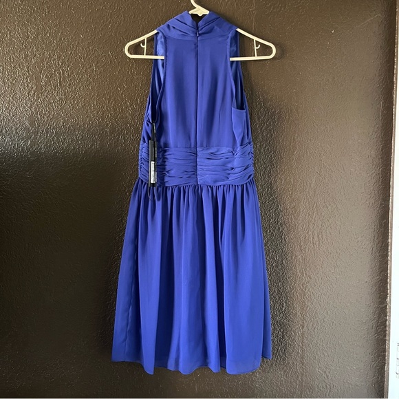 Blue Violet Sleeveless Cocktail / Special Occasion Dress, New with Tags, Size 6 - Picture 3 of 9